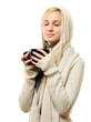 © lenets_tan - A young woman with a hood on head
