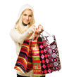 © lenets_tan - Portrait of an attractive young woman with shopping bags