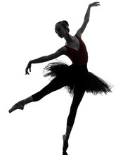 Young Woman Ballerina Ballet Dancer Dancing