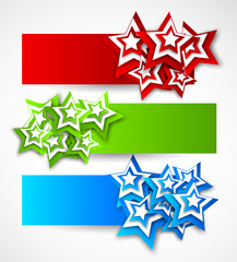 Aufkleber - Set of banners