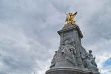 Queen Victoria Memorial Statue At Buckingham Palace