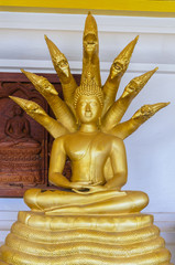 Wall Mural - Gold statue