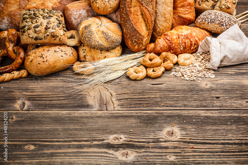 Naklejka - mata magnetyczna na lodówkę Baked goods