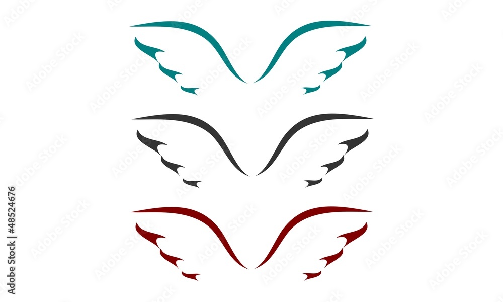 Logo ailes - obrazy, fototapety, plakaty 