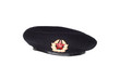 Black beret - soviet army military forces uniform hat
