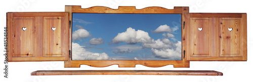 Plakat na papierze fotorealistycznym Window3