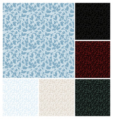 Poster - Seamless pattern six colors