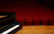 Concert Grand Piano View From Stage