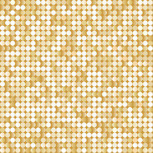 Seamless Background With Shiny Golden Paillettes