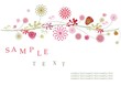 colorful seamless floral background