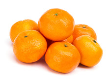 Clementines On White