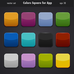 Wall Mural - colors square for app