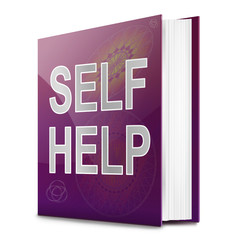 Self help concept book.