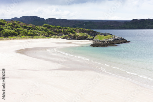 Board z aluminiowym obramowaniem Loch gairloch, wyżyny, szkocja