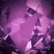 Luxury purple crystal facet background