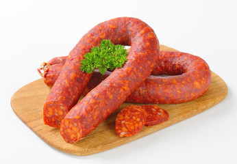 Wall Mural - Spicy sausages