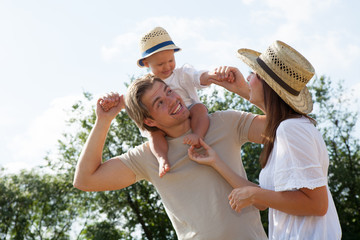 Wall Mural - holiday family