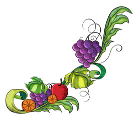 Poster - A fruity border