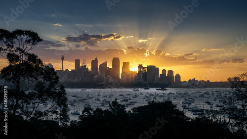Obraz na płótnie Sydney Sunset