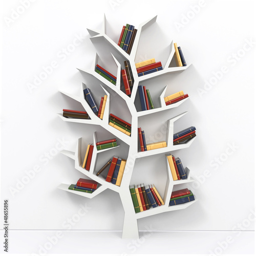Naklejka - mata magnetyczna na lodówkę Tree of knowledge.