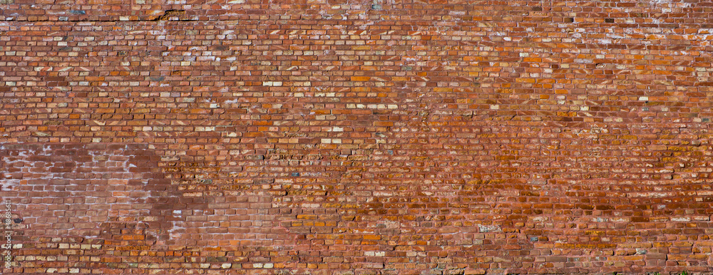 Background texture of a brick wall - obrazy, fototapety, plakaty 