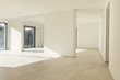 © alexandre zveiger - modern architecture, new empty apartment, wide room