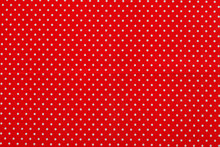 Red Polka Dot Fabric Pattern