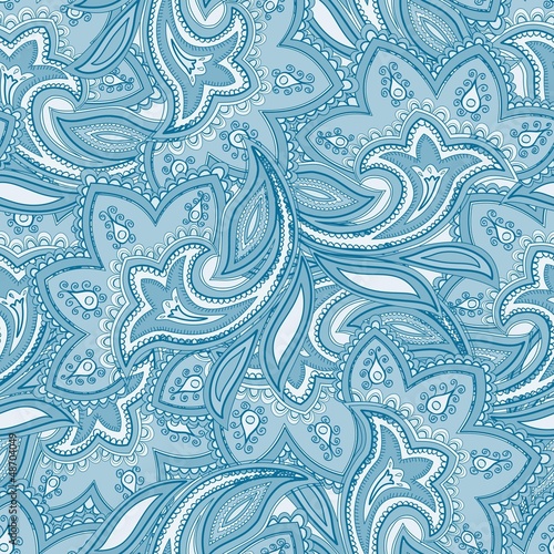 Tapeta ścienna Bez szwu paisley wzór