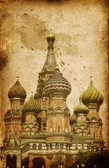 Intercession Cathedral (St. Basil's) on Red Square in Moscow, Ru