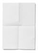 white crumpled unfolded note paper office business