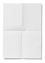 White Crumpled Unfolded Note Paper Office Business