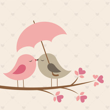 Bird Umbrella Cute Wallpaper Free Stock Photo - Public Domain Pictures