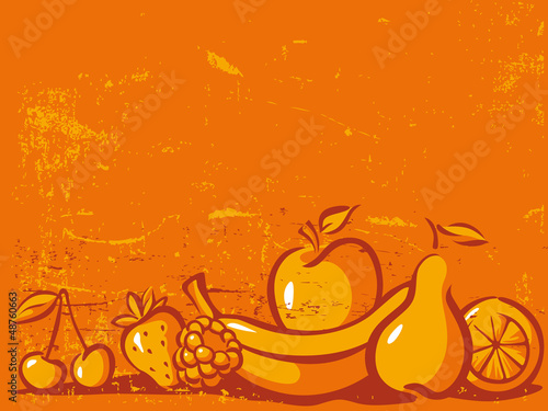 pomaranczowe-tlo-z-owocami