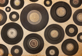 Wall Mural - vintage musical background