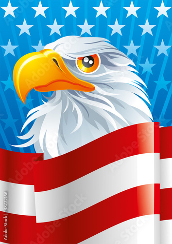 Obraz na płótnie canvas Narodowy symbol USA