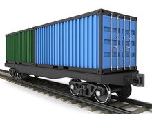Railway Wagon For Transportation Of Containers