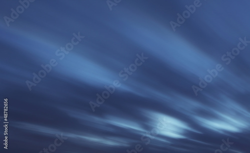 Sky background - long exposure at twiligth with clouds Tableau sur Toile