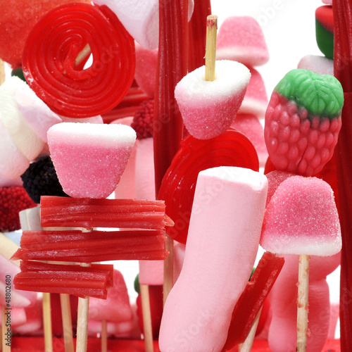 Naklejka na meble candy skewers