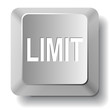 Limit. Vector computer key.