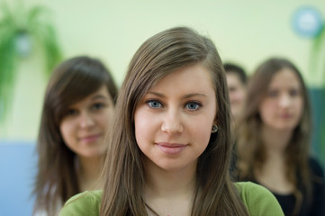 Teenagers in classroom