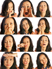  Set Of Woman Expression