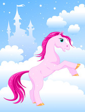 Magic Pink Horse