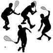Squash players