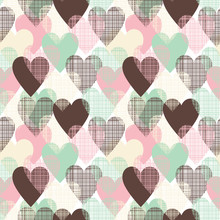 Hearts Seamless Pattern