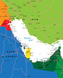 Persian Gulf Area map