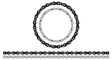 Bicycle Chain Silhouettes
