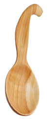 wooden big handmade soup spoon