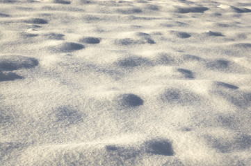 smooth snow surface