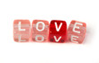 © Deyan Georgiev - Word love on multicolored cubes