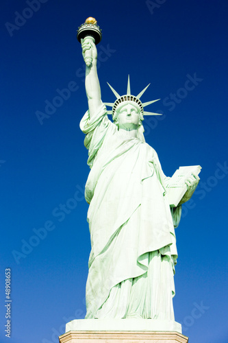 Plakat na papierze fotorealistycznym Statua wolności pomnik narodowy, Nowy Jork, usa